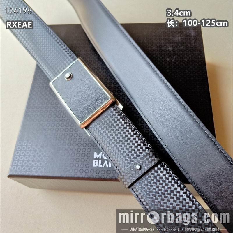 Replica Montlanc belt 34mmX100-125cm 8L14