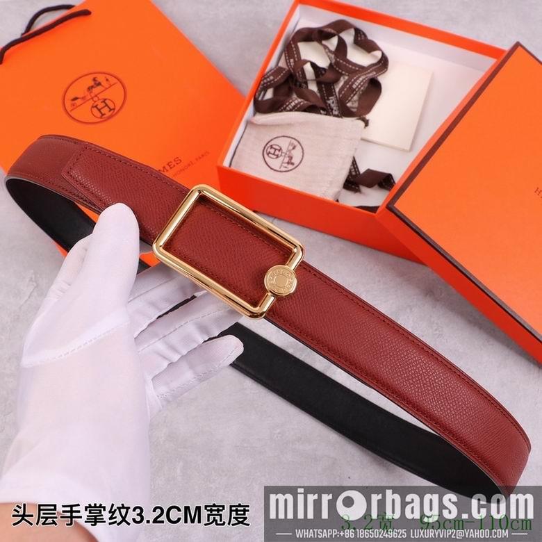 Replica Hermes Belt 32mmX95-110cm 7D24