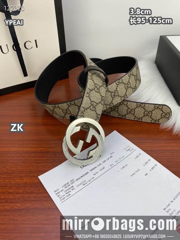 Replica Gucci belt 38mmX95-125cm 8L20