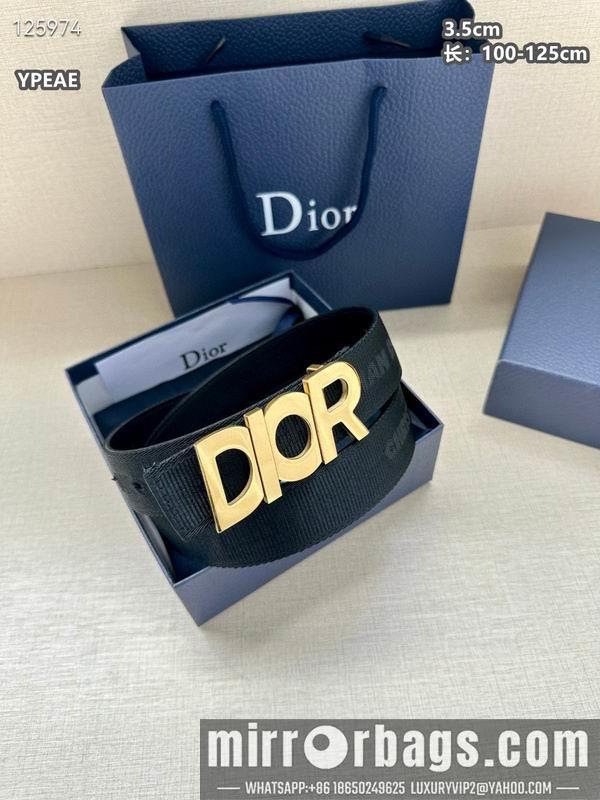Replica Dior belt 35mmX100-125cm 8L29