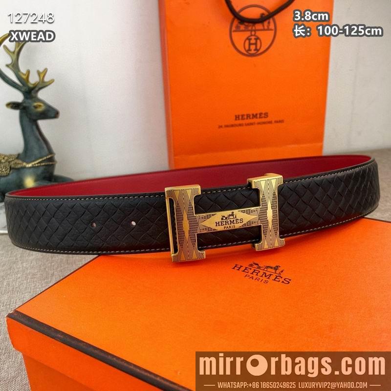Replica Hermes belt 38mmX100-125cm 8L57
