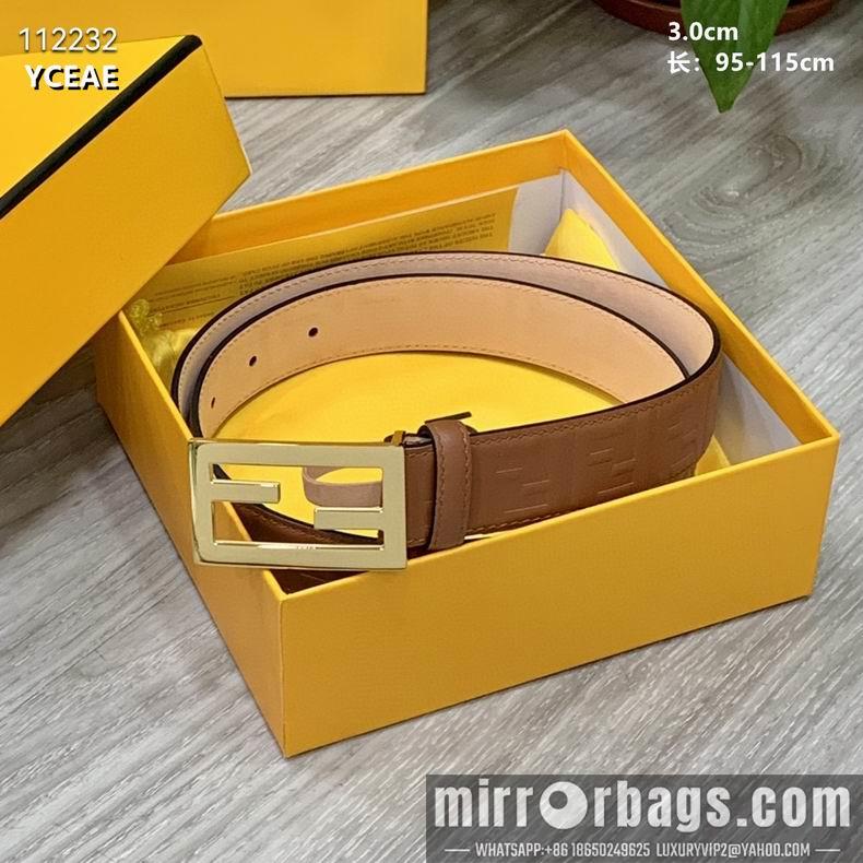 Replica Fendi Belt 30mmX95-115cm 8L09