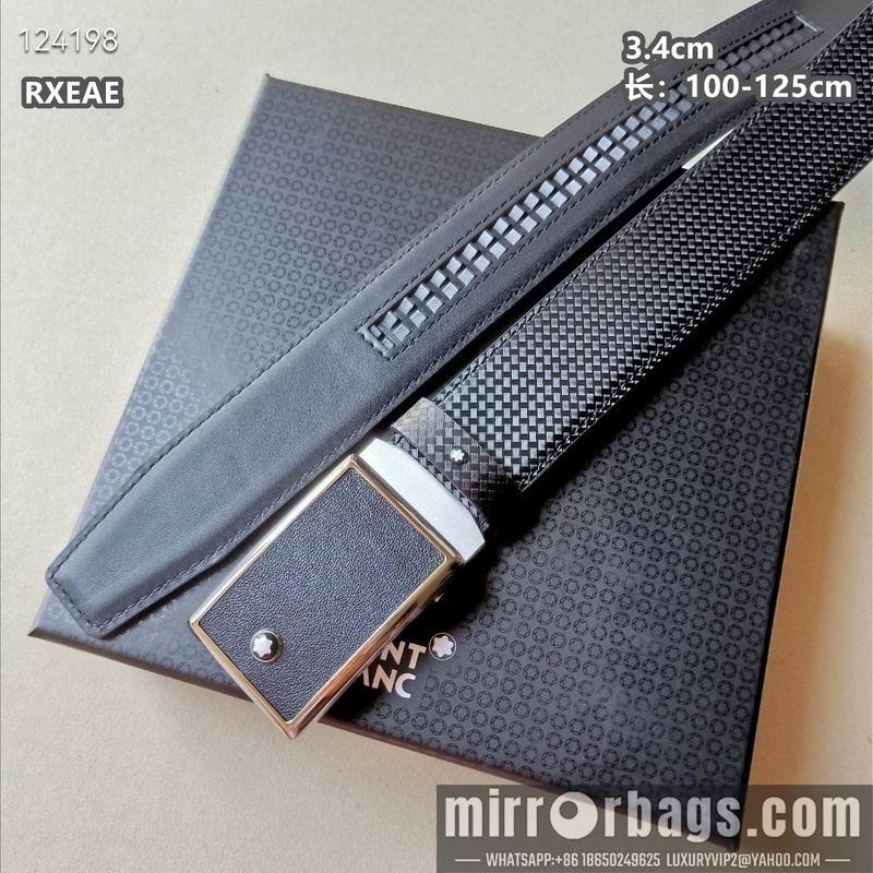 Replica Montlanc belt 34mmX100-125cm 8L14
