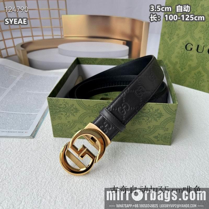 Replica Gucci belt 35mmX100-125cm 8L18