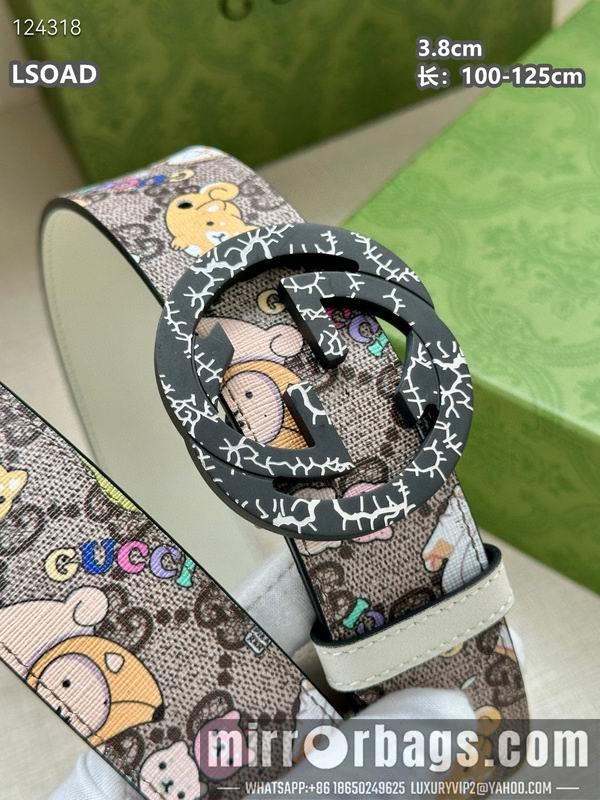 Replica Gucci belt 38mmX100-125cm 8L32