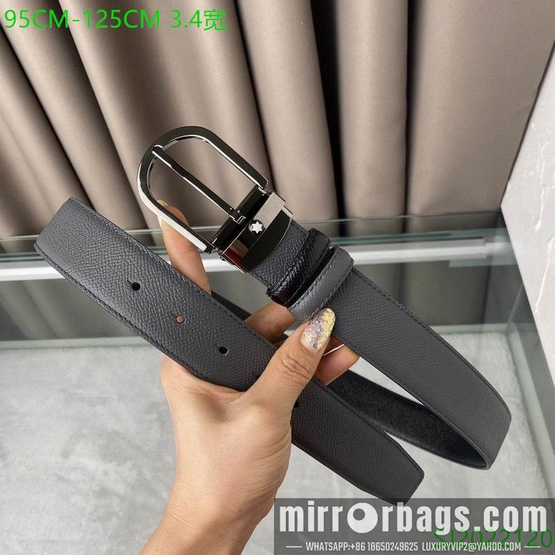 Replica Montblanc Belt 34mmX95-125CM 7D30