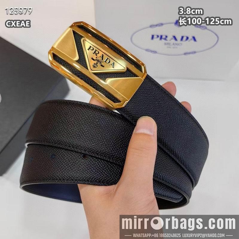 Replica Prada belt 38mmX100-125cm 8L02