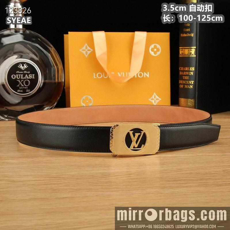 Replica LV belt 35mmX100-125cm 8L57
