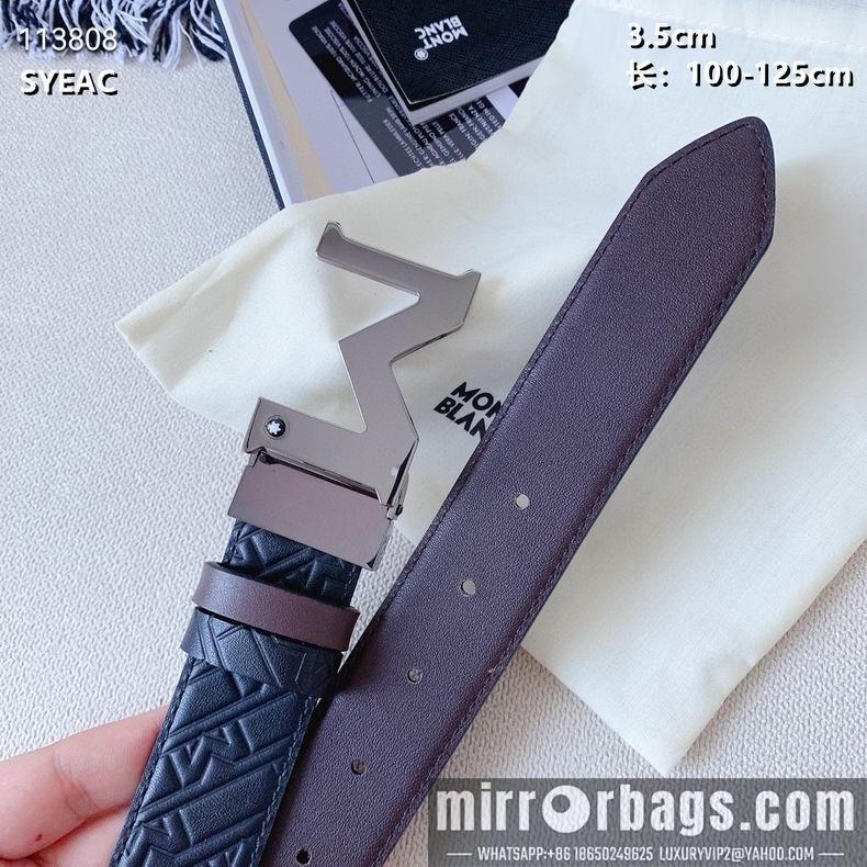 Replica Montblanc belt 30mmX95-125cm 8L02