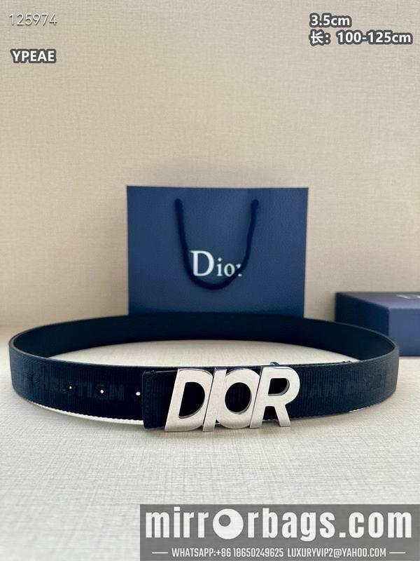Replica Dior belt 35mmX100-125cm 8L29