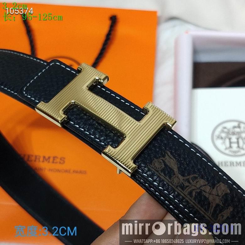 Replica Hermes Belt 32mmX95-125cm 8L03