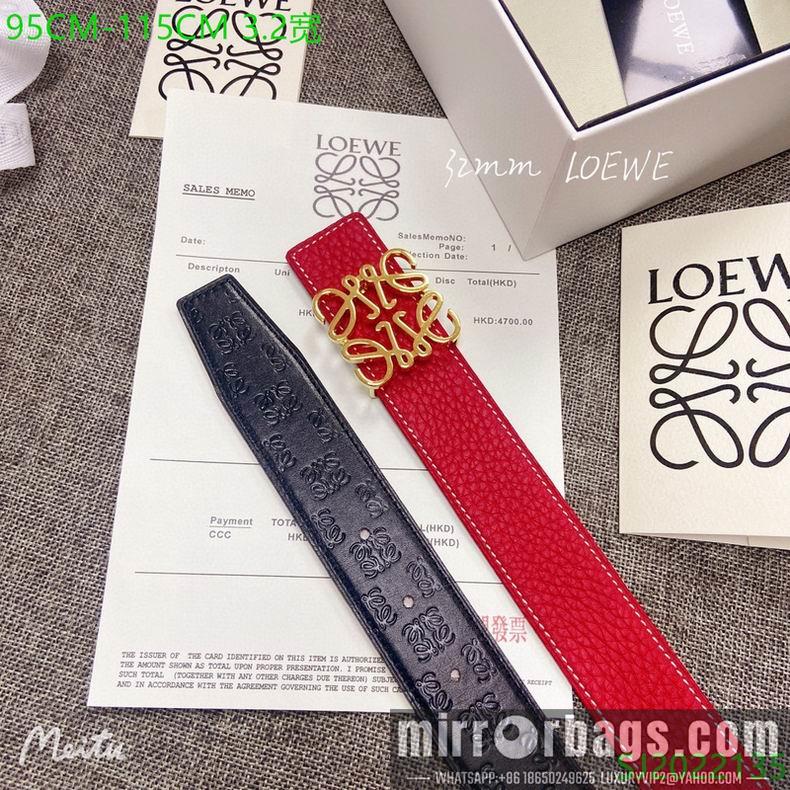 Replica Loewe Belt 32mmX95-115cm 7D01