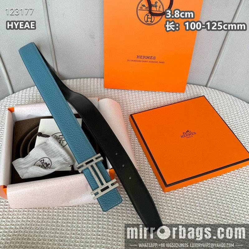 Replica Hermes belt 38mmX100-125cm 8L17