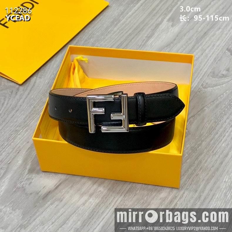 Replica Fendi Belt 30mmX95-115cm 8L08