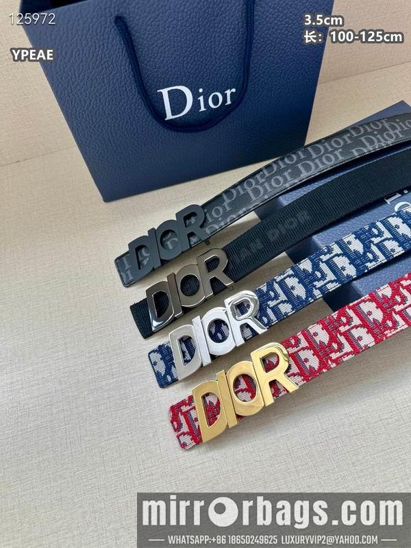 Replica Dior belt 35mmX100-125cm 8L29