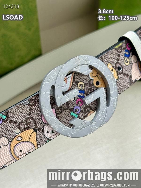 Replica Gucci belt 38mmX100-125cm 8L32