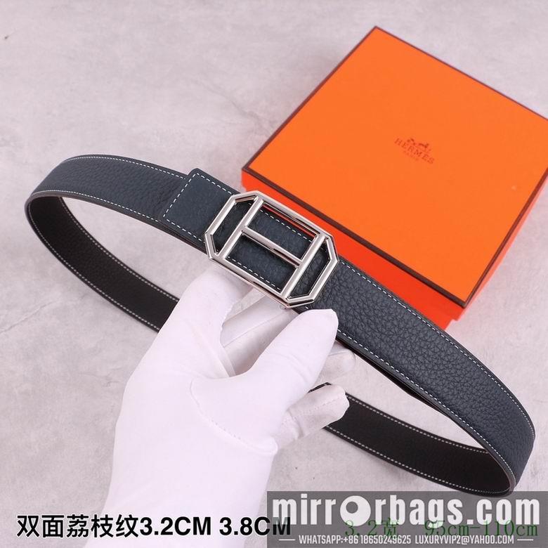 Replica Hermes Belt 32mmX95-110cm 7D24