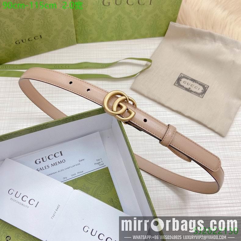 Replica Gucci Belt 20mmX90-115cm 7D02