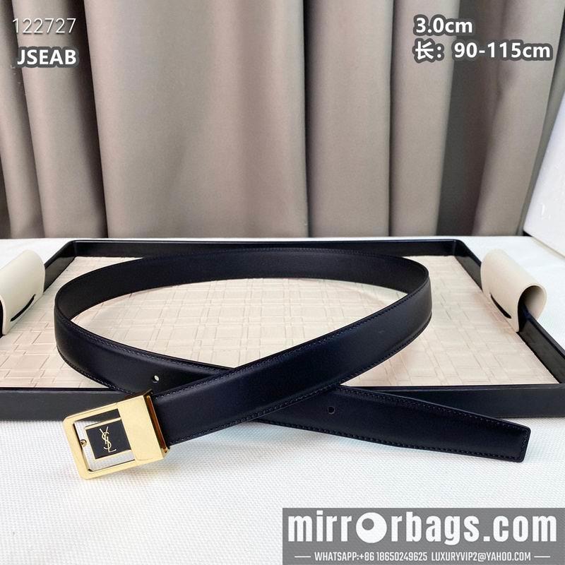 Replica YSL belt 30mm 90-115cm 8L06