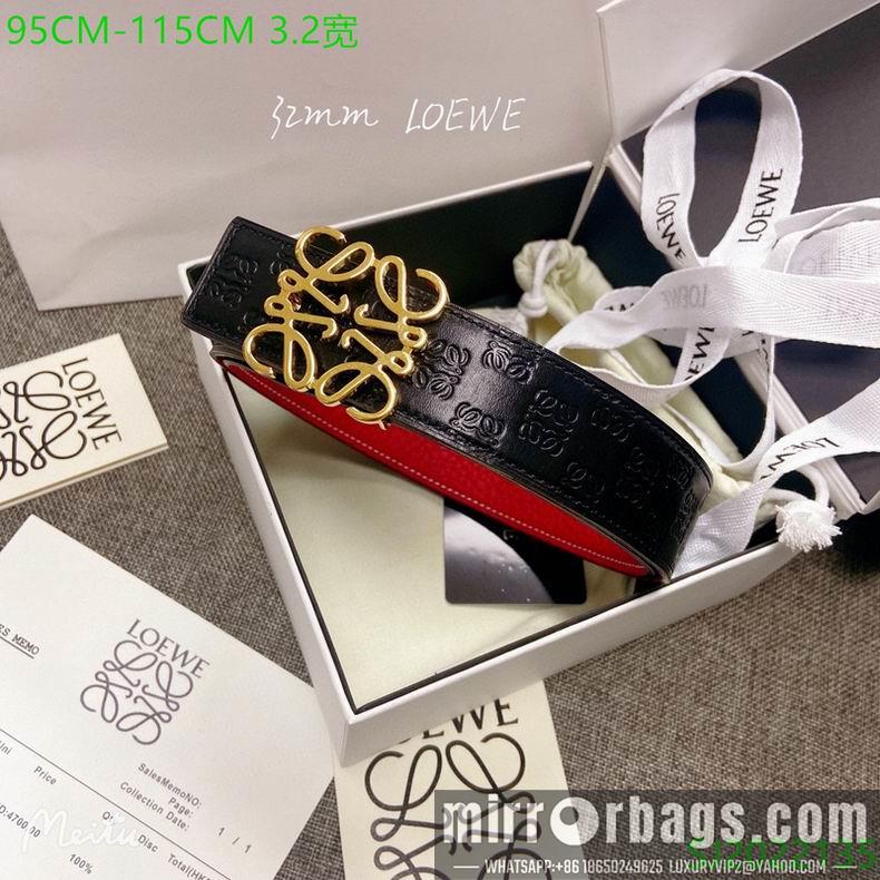Replica Loewe Belt 32mmX95-115cm 7D01