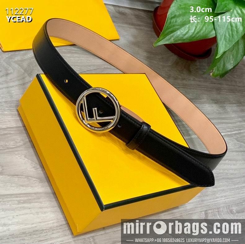 Replica Fendi Belt 30mmX95-115cm 8L07