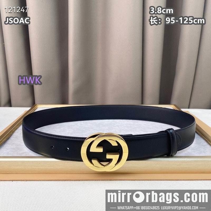 Replica Gucci belt 38mmX95-125cm 8L17