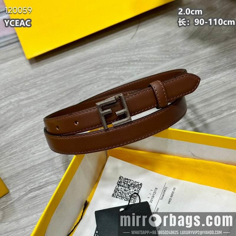 Replica Fendi belt 20mmX90-110cm 8L12