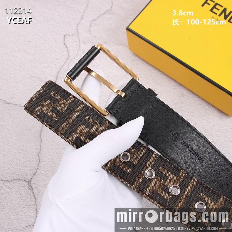 Replica Fendi Belt 38mmX100-125CM 8L20