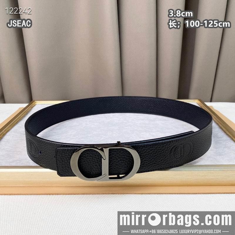 Replica Dior belt 38mmX100-125cm 8L07