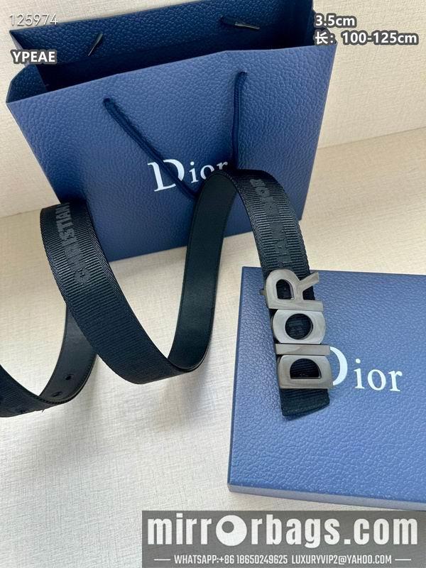 Replica Dior belt 35mmX100-125cm 8L29