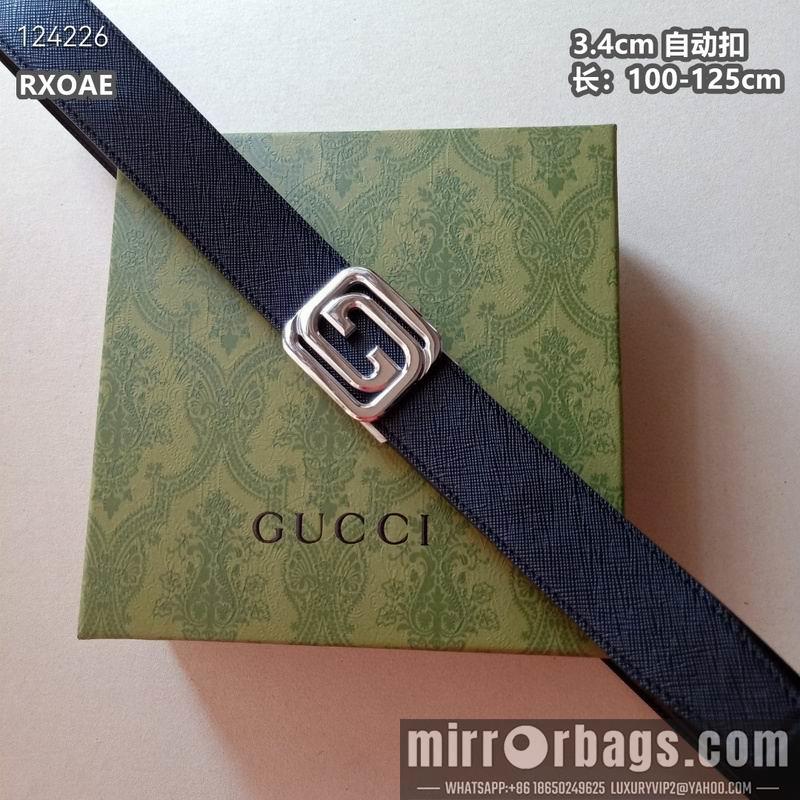 Replica Gucci belt 34mmX100-125cm 8L21