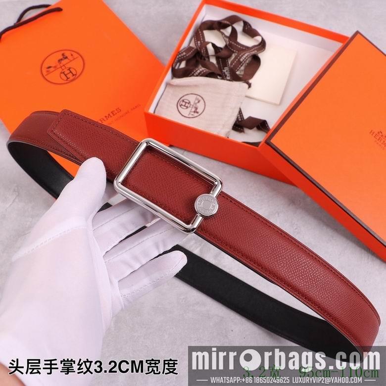 Replica Hermes Belt 32mmX95-110cm 7D24