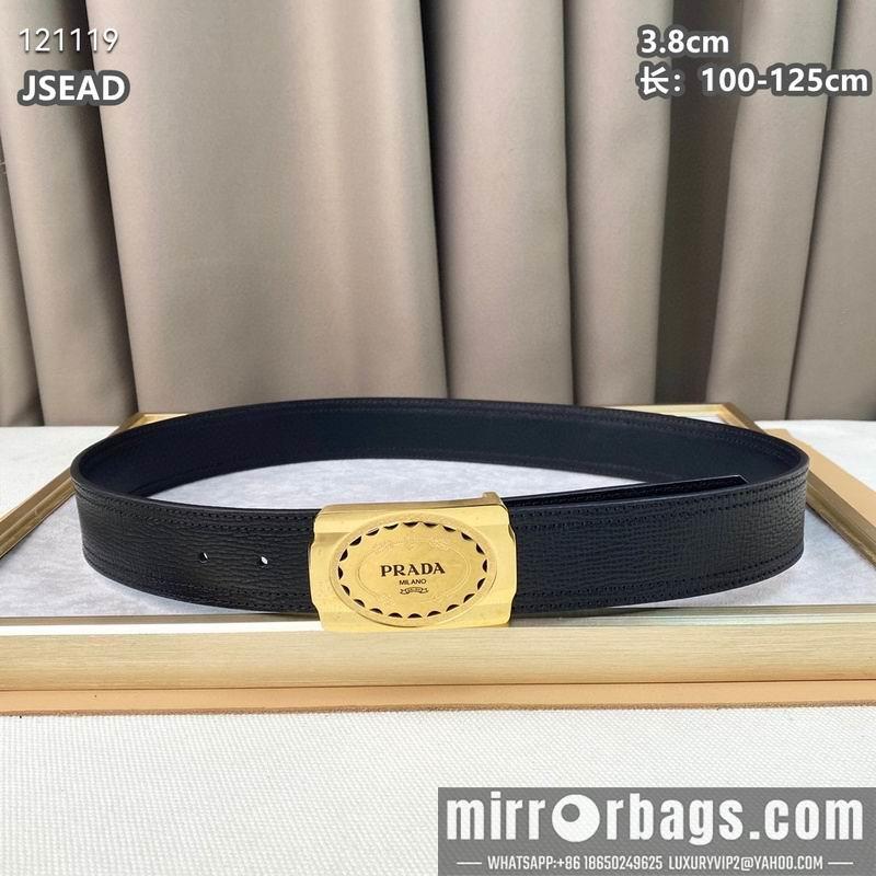 Replica Prada belt 38mmX100-125cm 8L08