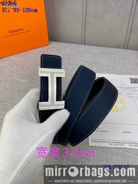 Replica Hermes Belt 32mmX95-125cm 8L01