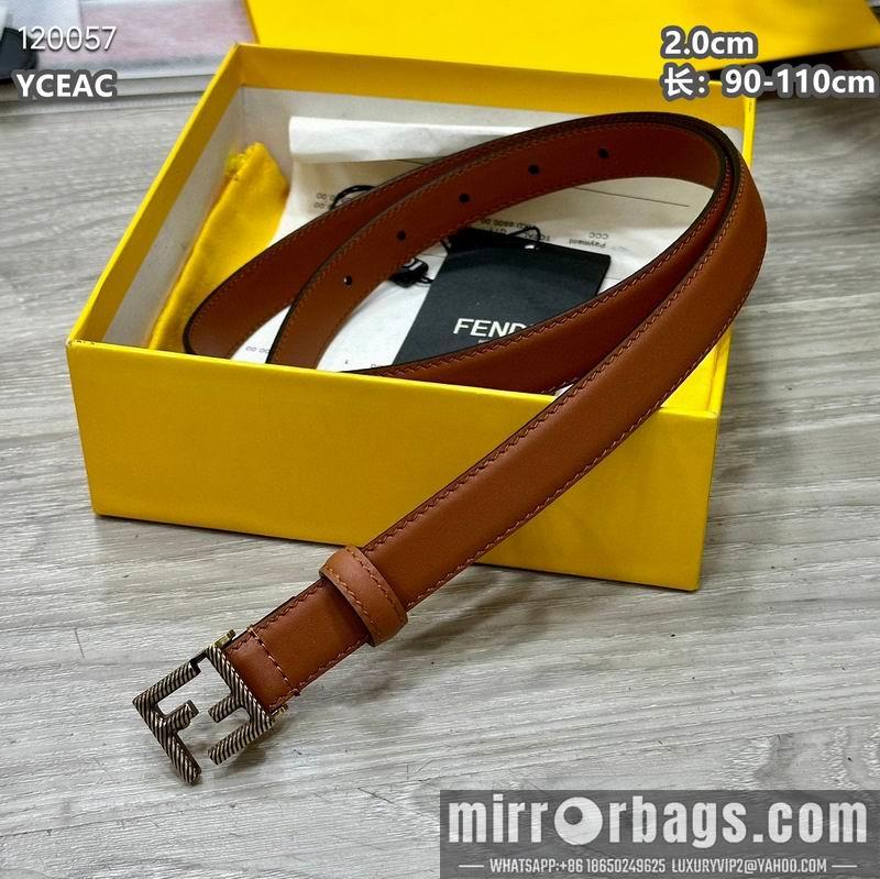 Replica Fendi belt 20mmX90-110cm 8L12