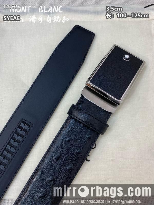 Replica Montblanc belt 自动扣 35mmX100-125cm 8L072014