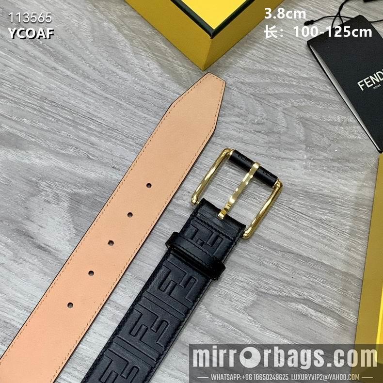 Replica Fendi Belt 38mmX100-125CM 8L23