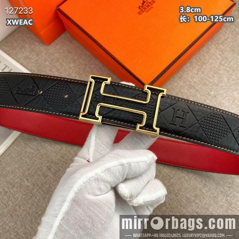 Replica Hermes belt 38mmX100-125cm 8L45