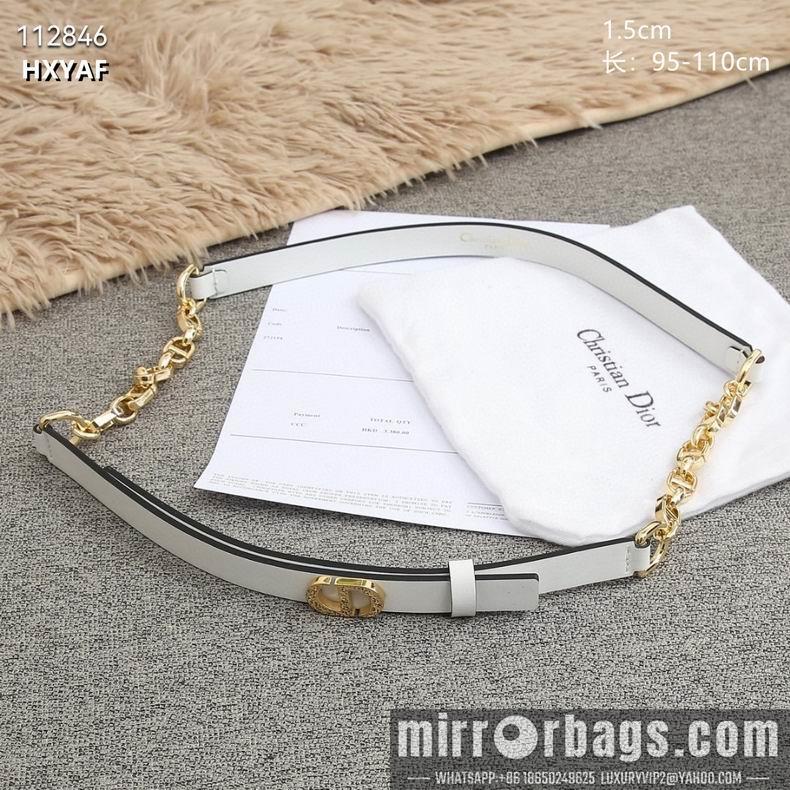 Replica Dior belt 15mmX95-110cm 8L04