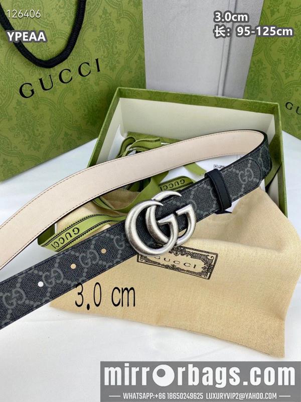 Replica Gucci belt 30mmX95-125cm 8L20