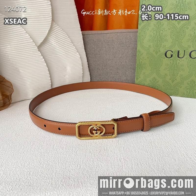 Replica Gucci belt 20mmX90-115cm 8L20