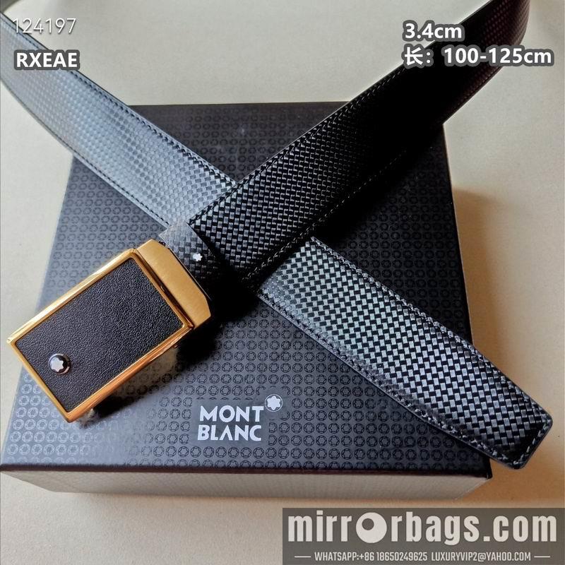 Replica Montlanc belt 34mmX100-125cm 8L14