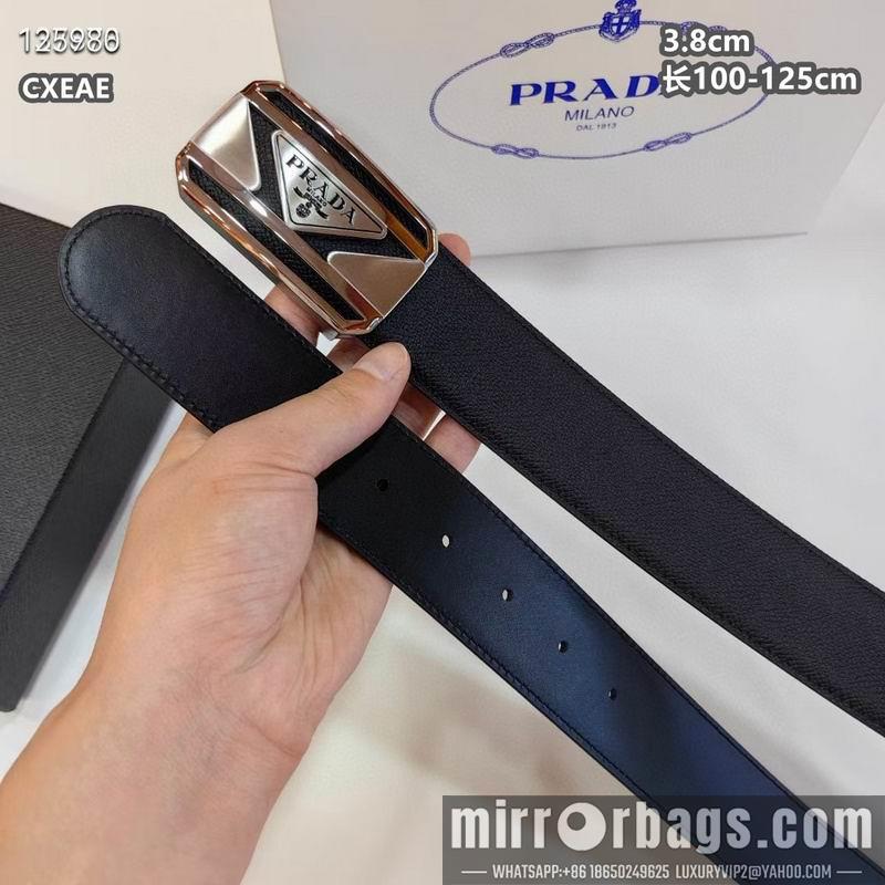 Replica Prada belt 38mmX100-125cm 8L02
