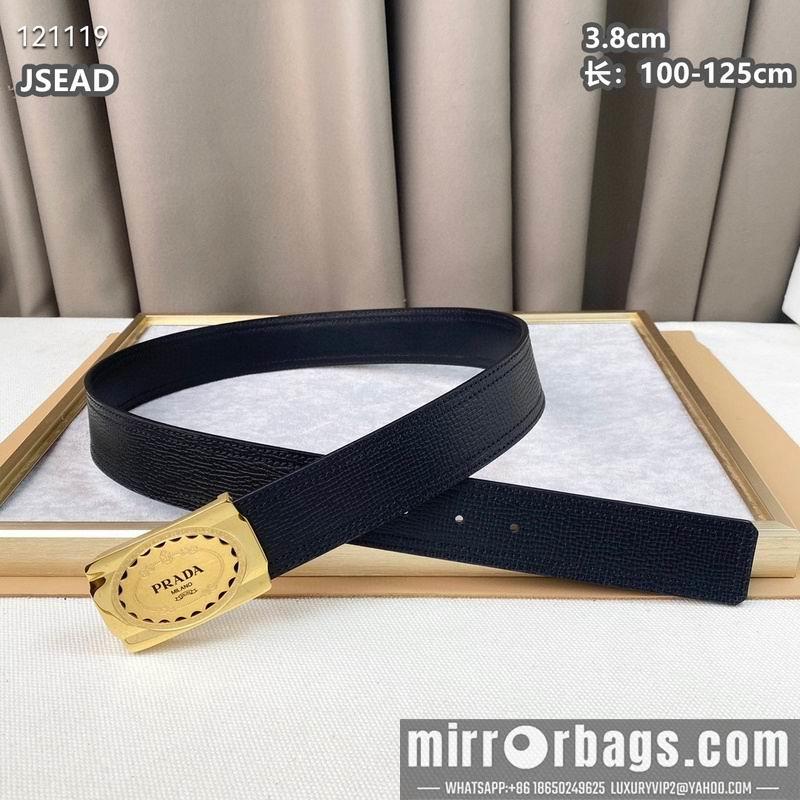 Replica Prada belt 38mmX100-125cm 8L08