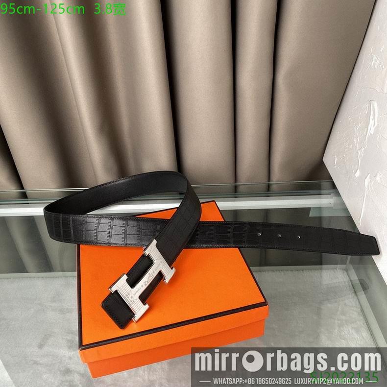 Replica Hermes Belt 38mmX95-125cm 7D104
