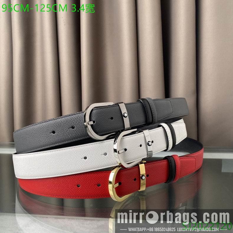 Replica Montblanc Belt 34mmX95-125CM 7D30
