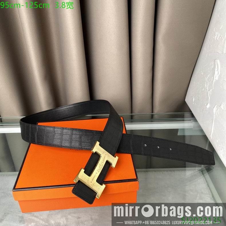 Replica Hermes Belt 38mmX95-125cm 7D104