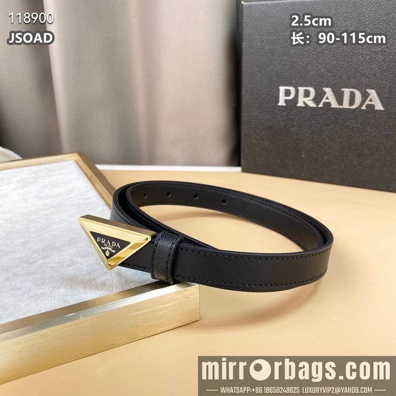 Replica Prada belt 25mmX90-115cm 8L040801