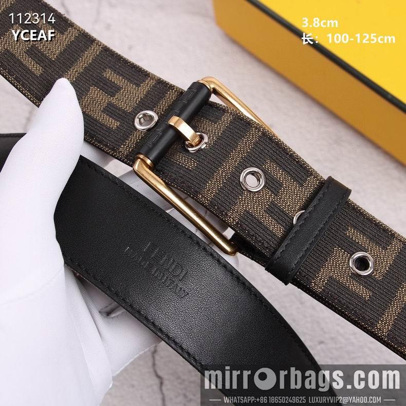 Replica Fendi Belt 38mmX100-125CM 8L20