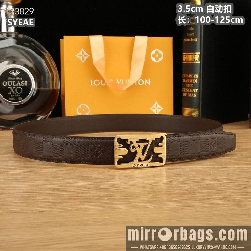 Replica LV belt 35mmX100-125cm 8L54